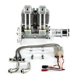NGH GF60i2 60cc Linear Double Cylinder 4-stroke Gasoline Engine for Fixed-wing UAV Parts